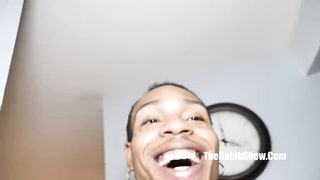 18yr teen blasian star swallows dick like a snake