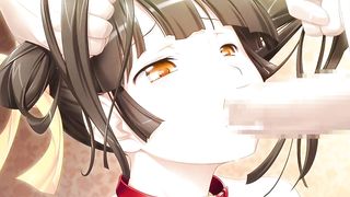 Anime Hentai Girls Giving Blowjobs and Titfucks - Try not to cum!