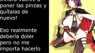 HENTAI FEMDOM JOI CBT CEI PISS PLAY (juego con orina) al Español