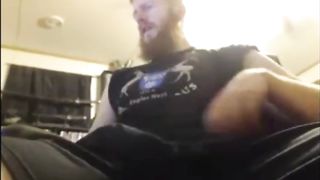 Big Dick Ginger Shoots Out A Massive Load