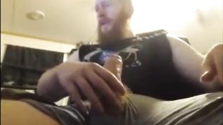 Big Dick Ginger Shoots Out A Massive Load