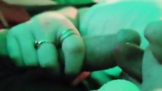 Girlfriend gives Head while her Friend Watches TV Part 2