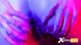 MILF Marcelino Cold Shower Making her Nipples Pop