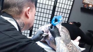 Darcy Diamond Gets her Asshole Tattooed by Trevor Whelen for 4.5 Hours - Infected (Intro) Sickick
