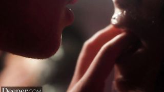 Deeper Nina Explores Pleasure and Pain with Tattoo Artist