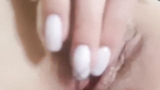 Close up Pink Pussy Stretching