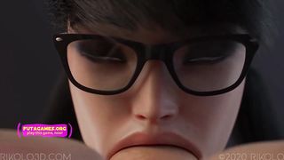 Titjob with Futanari Boss in Office 3d Porn