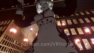 Tattoo White Haired Hentai Babe Strip Face Ride Blowjob Doggy Koikatsu Flexible POV Lap Dance