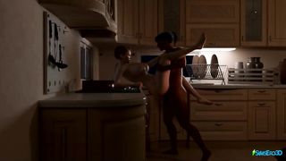 Futa Lovingly Fucks his Girlfriend (3D Hentai)