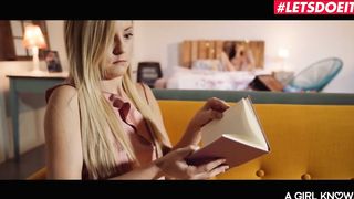 AGirlKnows - Arwen Gold and Sicilia Russian Babe Seduces Friend into Sensual Lesbian Sex - LETSDOEIT