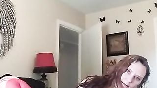 Angel Grave Misses her Valentine and Rides her Pillow for Pleasure