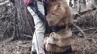 Outdoor Sex with Redhead Teen in Winter Forest. Risky Public Fuck - Otta Koi