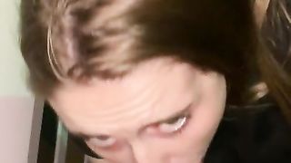 Laney Grey Public Blowjob to Completion at Universal Studios