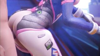 3D Compilation: Overwatch Dva Uncensored Hentai