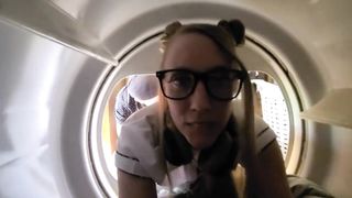 Step Brother Fucks me in a Dryer