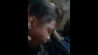 Catching the Nut in her Mouth again (sloppy Deepthroat)