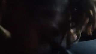 Catching the Nut in her Mouth again (sloppy Deepthroat)