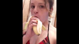 Sucking on Bananas