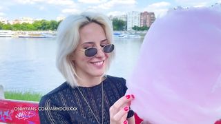 Flashing and Jerk off Instructions from your Lover AMY DOUXXX