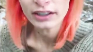 I am an Insatiable Exibitionist Slut Furiously Masturbating in Public