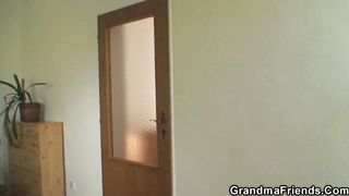 Her old Mommy is used by two Big-cocked Dudes