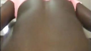 POV my Landlord's Petite Ebony College Teen Daughter came over to get some Dick