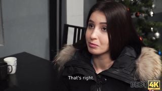 DEBT4k. Loan Agent Takes Hottie from behind for her Huge Debts