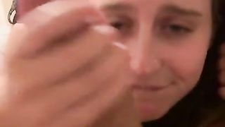 Southern California Babe Gets Big Sausage for Breakfast