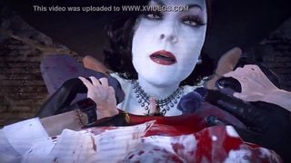 Lady Alcina Dimitrescu is having fun