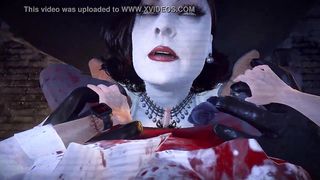 Lady Alcina Dimitrescu is having fun