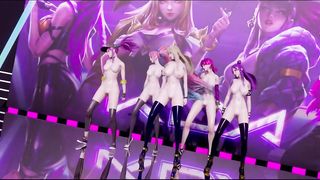 [MMD] Twice- more & more NudeVers. Ahri Akali Kaisa Evelynn KDA 3D Erotic Dance 4K UHD 60FPS