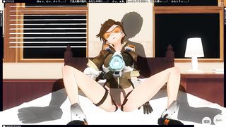 3D HENTAI Tracer from Overwatch Fucking in the Room