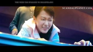 Fish Liew Sex on Billiard Table Scene On ScandalPlanetCom