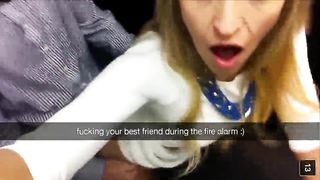 Fucked my Bestmates Wife at Work while Fire Alarm went off