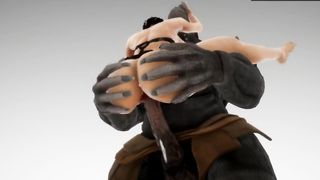 Monster Cock x Busty Model