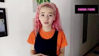 The babysitter sucks my cock and i cum in her mouth POV