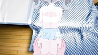 Genshin Impact - Fuck Barbara POV. gives a Blowjob, Cum on her Stomach. 3D Hentai.