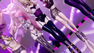 [MMD] Twice- more & more StripVers. Ahri Akali Kaisa Evelynn KDA 3D Erotic Dance 4K UHD 60FPS