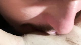 Close up Oral Multiple Orgasms