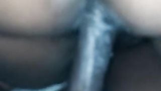 Ebony BBW Step-Mom Shaking Huge Ass and Creaming on BBC