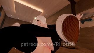 Perfect Blonde Gift Wet Tongue Jacket only Cat Girl Pigtails Facesit Bow Upskirt POV Lap Dance