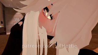 Perfect Blonde Gift Wet Tongue Jacket only Cat Girl Pigtails Facesit Bow Upskirt POV Lap Dance