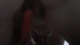 Fucking my Pussy with a Carrot after a Hot Bath