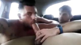 Hot Latino Blowjob in car