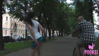 Horny all Natural Nurse Ruby M gives this Hard Cock some Anal Treatment!