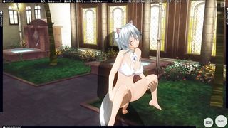 3D HENTAI Fucked Neko Girl in the Garden