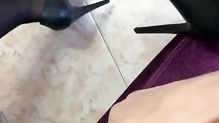 Turns on High Heel Fingering, got Orgasm