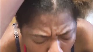 First thing in the Morning Deep Throat end in a Facial