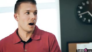 Determined lesbian teacher Christy Love wants to be impregnated by her student