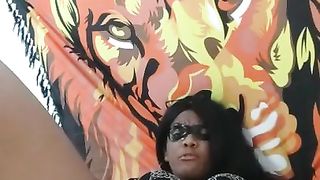 Brazilian BBW Fucks and Squirts on Webcam